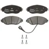 Image de Jeu de plaquettes de frein BOSCH 0 986 494 704, avant