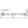 Image de Flexible de frein BOSCH 1 987 481 742