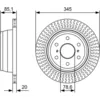 Image de Disque de frein BOSCH 0 986 479 W32, 1 pièce