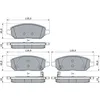 Image de Jeu de plaquettes de frein BOSCH 0 986 494 906, avant