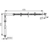 Image de Flexible de frein BOSCH 1 987 481 A64