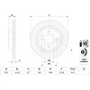Image de Disque de frein BOSCH 0 986 479 F14 avant, ventilé, à haute teneur en carbone, 1 pièce