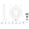 Image de Disque de frein BOSCH 0 986 479 F20