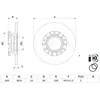 Image de Disque de frein BOSCH 0 986 479 F62 arrière, plein, 1 pièce