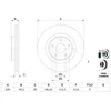 Image de Disque de frein BOSCH 0 986 479 F33 avant, ventilé, à haute teneur en carbone, 1 pièce