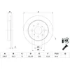 Image de Disque de frein BOSCH 0 986 479 F34 arrière, plein, 1 pièce