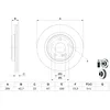 Image de Disque de frein BOSCH 0 986 479 F75 arrière, ventilé, 1 pièce