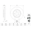 Image de Disque de frein BOSCH 0 986 479 F49 avant, ventilé, à haute teneur en carbone, 1 pièce