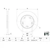 Image de Disque de frein BOSCH 0 986 479 F44 arrière, plein, 1 pièce
