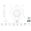 Image de Disque de frein BOSCH 0 986 479 F31 arrière, plein, à haute teneur en carbone, 1 pièce
