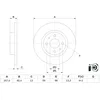 Image de Disque de frein BOSCH 0 986 479 E65 avant, plein, 1 pièce