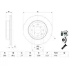 Image de Disque de frein BOSCH 0 986 479 E75 avant, ventilé, 1 pièce