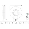 Image de Disque de frein BOSCH 0 986 479 F46 avant, ventilé, à haute teneur en carbone, 1 pièce