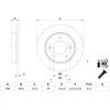 Image de Disque de frein BOSCH 0 986 479 E68 arrière, plein, 1 pièce