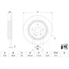 Image de Disque de frein BOSCH 0 986 479 G18 arrière, plein, 1 pièce