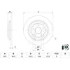 Image de Disque de frein BOSCH 0 986 479 F79 arrière, plein, 1 pièce