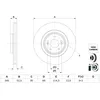 Image de Disque de frein BOSCH 0 986 479 G26 avant, ventilé, à haute teneur en carbone, 1 pièce