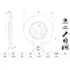 Image de Disque de frein BOSCH 0 986 479 H46 avant, ventilé, à haute teneur en carbone, 1 pièce