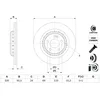 Image de Disque de frein BOSCH 0 986 479 H39, 1 pièce