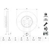 Image de Disque de frein BOSCH 0 986 479 H47 avant, ventilé, à haute teneur en carbone, 1 pièce