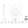 Image de Disque de frein BOSCH 0 986 479 F41 arrière, plein, à haute teneur en carbone, 1 pièce