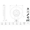 Image de Disque de frein BOSCH 0 986 479 E84 avant, ventilé, à haute teneur en carbone, 1 pièce