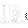 Image de Disque de frein BOSCH 0 986 479 E81