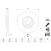 Image de Disque de frein BOSCH 0 986 479 H10 avant, ventilé, à haute teneur en carbone, 1 pièce