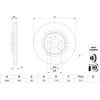 Image de Disque de frein BOSCH 0 986 479 G69, 1 pièce
