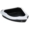 Image de Bac à litière pour chat Ebi Spectra Noir 38x56x14 cm 441/174272