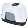 Image de Bac à litière pour chat Ebi Prism 70 Hoek Noir 56x70x46 cm 441/174364