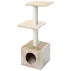 Image de Arbre à chat Ebi Classictree Palazzo Blanc 30,5x30,5x90 cm 431/406199