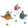 Image de Jouet peluche pour chat avec de l'herbe à chat Ebi Wanna Multicolore 10x8x5 cm 402/437612