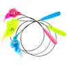 Image de Canne à pêche pour chat Coockoo Cattoy Loomy Rose 87x2,2x2,2 cm 409/444177
