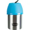 Image de gourdes avec écuelle en acier inoxydable/plastique pour chien Trixie Argenté TU 24605