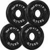 Image de Set de disques 30/31 mm de musculation 2 "  40 kg 3 KG (4 x 0.75 KG) MOVIT