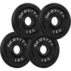 Image de Set de disques 30/31 mm de musculation 2 "  40 kg 4 KG (4 x 1 KG) MOVIT