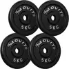 Image de Set de disques 30/31 mm de musculation 2   40 kg 20 KG (4 x 5 KG) MOVIT