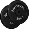 Image de Set de disques 30/31 mm de musculation 2 "  40 kg 40 KG (2 x 20 KG) MOVIT