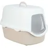 Image de Bac à litière pour chat avec couvercle Trixie Vico Beige 40x40x56 cm 402711