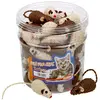 Image de Coffret de 45 jouets pour chat souris en sisal Nobby Pet Beige 7 cm 71911