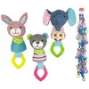 Image de Peluches pour chien sur bande cross merchandising Nobby Pet (x12) Multicolore 25 cm 63938