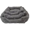 Image de Lit pour chien Nobby Pet Komfortbett Eckig Classic Fina Gris 50x60x70 cm 51703