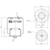 Image de Soufflet à air, suspension pneumatique FEBI BILSTEIN 101266