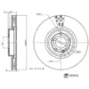 Image de Disque de frein FEBI BILSTEIN 107515 avant, ventilé, 1 pièce