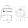 Image de Soufflet à air, suspension pneumatique FEBI BILSTEIN 170919