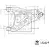 Image de Bras de suspension FEBI BILSTEIN 183804 essieu avant, droite,