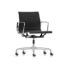 Image de Vitra - Fauteuil à roulettes Eames Aluminium - Noir - Aluminium injecté - Designer Charles & Ray Eames