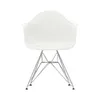 Image de Vitra - Fauteuil Eames Plastic Armchair - Blanc - Acier chromé - Designer Charles & Ray Eames