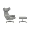 Image de Vitra - Fauteuil rembourré Grand Repos - Gris - Plumes - Designer Antonio Citterio